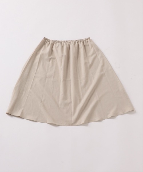 Spick & Span（スピックアンドスパン）の「リネンタックフレアースカート（スカート・レディース・チャコールグレー/ベージュ/ライトグリーン・36/38）」の8枚目の写真