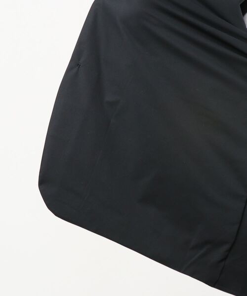 DESCENTE PAUSE（デサントポーズ）の「【デサントPAUSE】パッカブルジャケット / PACKABLE JACKET　軽量　撥水　日本製（テーラードジャケット・メンズ・ブラック・SMALL/MEDIUM/LARGE/X-LARGE）」の4枚目の写真