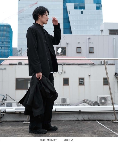 DESCENTE PAUSE（デサントポーズ）の「【デサントPAUSE】パッカブルジャケット / PACKABLE JACKET　軽量　撥水　日本製（テーラードジャケット・メンズ・ブラック・SMALL/MEDIUM/LARGE/X-LARGE）」の8枚目の写真