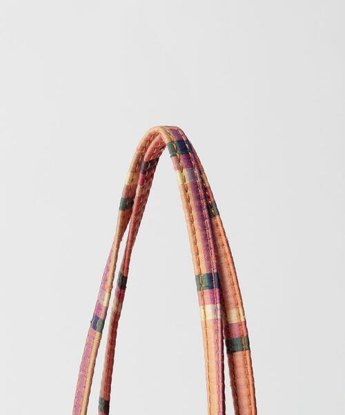 hai(ハイ)の「【別注】<hai>シルクチェック リトル バッグ(トートバッグ・レディース・その他1・FREE)」の7枚目の写真