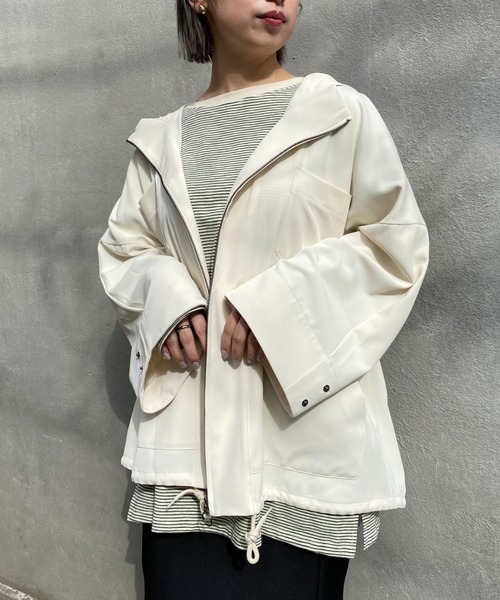 CIAOPANIC(チャオパニック)の「BIGマウンテンパーカー(マウンテンパーカー・レディース・アイボリー/ブラック/オリーブ・FREE)」の11枚目の写真