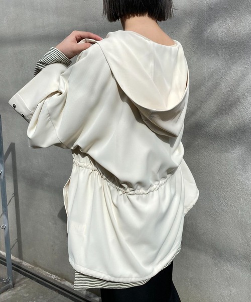 CIAOPANIC(チャオパニック)の「BIGマウンテンパーカー(マウンテンパーカー・レディース・アイボリー/ブラック/オリーブ・FREE)」の13枚目の写真