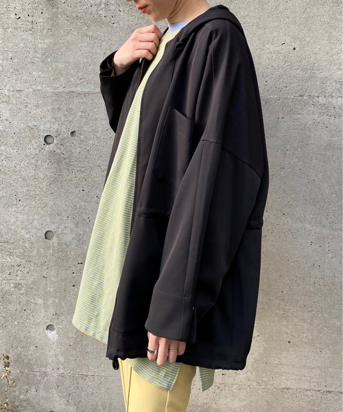 CIAOPANIC(チャオパニック)の「BIGマウンテンパーカー(マウンテンパーカー・レディース・アイボリー/ブラック/オリーブ・FREE)」の16枚目の写真