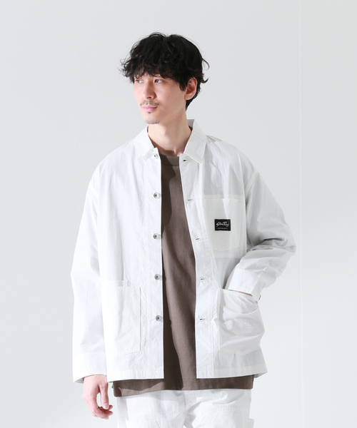 JOURNAL STANDARD relume（ジャーナルスタンダード　レリューム）の「【STANRAY / スタンレイ】別注 RIPSTOP カバーオール 2（カバーオール・メンズ・ホワイト・MEDIUM/LARGE）」の2枚目の写真