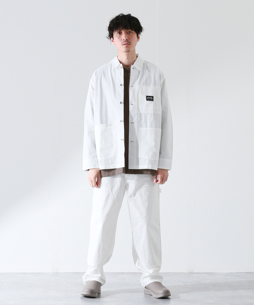 JOURNAL STANDARD relume（ジャーナルスタンダード　レリューム）の「【STANRAY / スタンレイ】別注 RIPSTOP カバーオール 2（カバーオール・メンズ・ホワイト・MEDIUM/LARGE）」の3枚目の写真