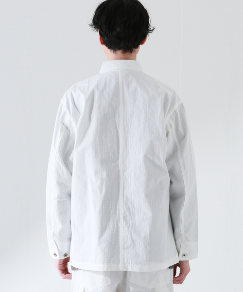 JOURNAL STANDARD relume（ジャーナルスタンダード　レリューム）の「【STANRAY / スタンレイ】別注 RIPSTOP カバーオール 2（カバーオール・メンズ・ホワイト・MEDIUM/LARGE）」の6枚目の写真