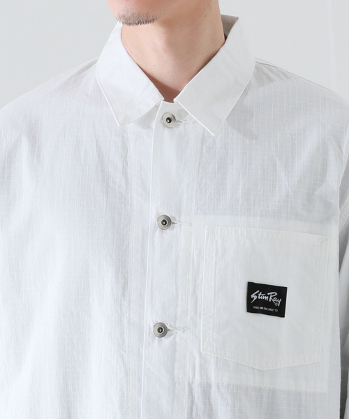 JOURNAL STANDARD relume（ジャーナルスタンダード　レリューム）の「【STANRAY / スタンレイ】別注 RIPSTOP カバーオール 2（カバーオール・メンズ・ホワイト・MEDIUM/LARGE）」の7枚目の写真