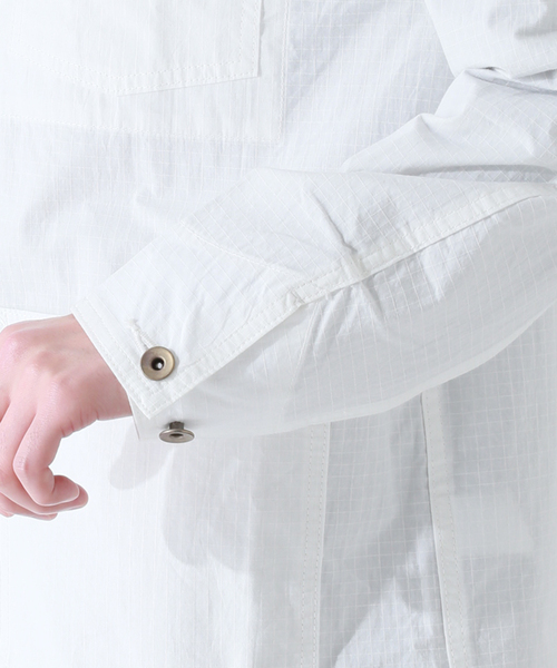 JOURNAL STANDARD relume（ジャーナルスタンダード　レリューム）の「【STANRAY / スタンレイ】別注 RIPSTOP カバーオール 2（カバーオール・メンズ・ホワイト・MEDIUM/LARGE）」の10枚目の写真