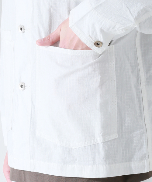 JOURNAL STANDARD relume（ジャーナルスタンダード　レリューム）の「【STANRAY / スタンレイ】別注 RIPSTOP カバーオール 2（カバーオール・メンズ・ホワイト・MEDIUM/LARGE）」の11枚目の写真