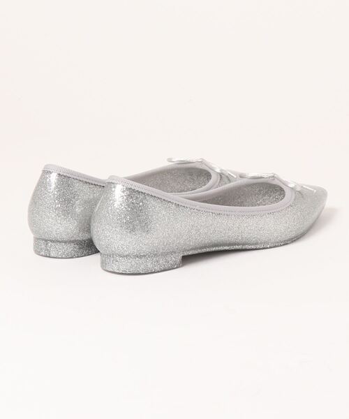 TEMPERATE(テンパレイト)の「IRMA GLITTER (TEMPERATE/テンパレイト) ポインテッドトゥ バレエシューズ(パンプス・レディース・シルバー/シャンパン/ブラック・40/38/39/36/37/41)」の4枚目の写真