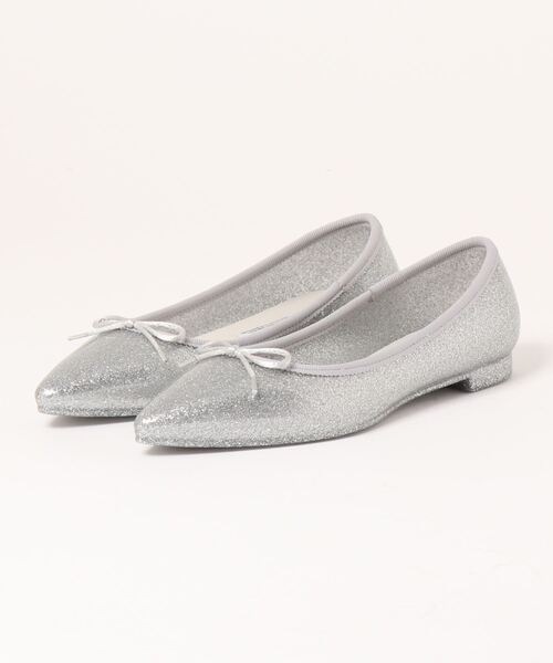 TEMPERATE(テンパレイト)の「IRMA GLITTER (TEMPERATE/テンパレイト) ポインテッドトゥ バレエシューズ(パンプス・レディース・シルバー/シャンパン/ブラック・40/38/39/36/37/41)」の6枚目の写真