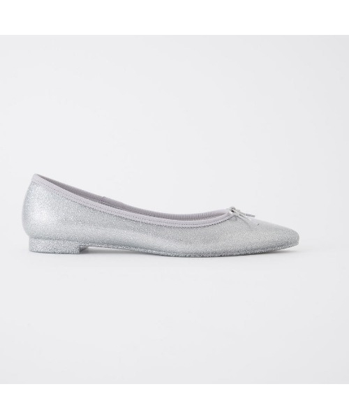TEMPERATE(テンパレイト)の「IRMA GLITTER (TEMPERATE/テンパレイト) ポインテッドトゥ バレエシューズ(パンプス・レディース・シルバー/シャンパン/ブラック・40/38/39/36/37/41)」の10枚目の写真