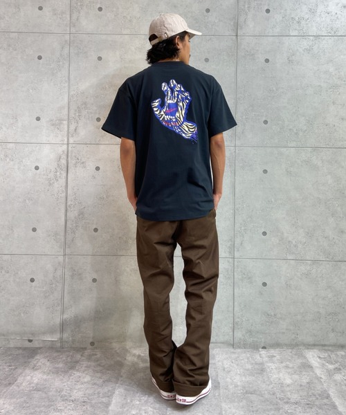 SANTA CRUZ(サンタクルーズ)の「【ムラサキスポーツ別注】SANTACRUZ/サンタクルーズ ルーズシルエット ゼブラ柄 バックプリントTシャツ 502221414(Tシャツ/カットソー・メンズ・ブラック/ホワイト・M/XL/XXL/L)」の17枚目の写真