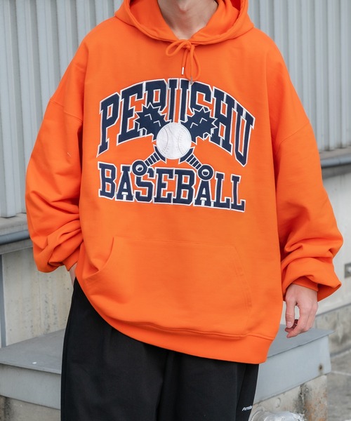 セール】オリジナルビッグロゴフーディ（パーカー）｜Perushu