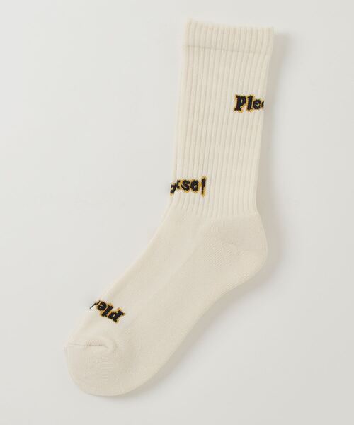 ROSTER SOX（ロスターソックス）の「ROSTER SOX／ロースターソックス/PLEASE SOX（ソックス/靴下・レディース・ホワイト/オフホワイト・FREE）」の2枚目の写真