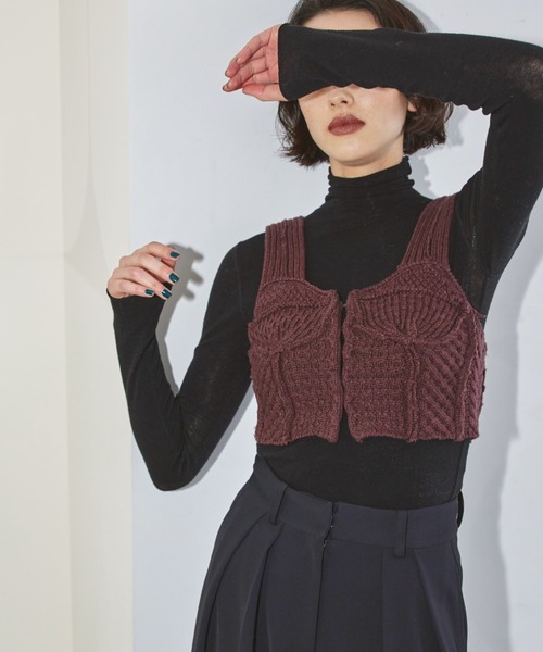 TODAYFUL（トゥデイフル）の「Softtatol Neck Top（ニット