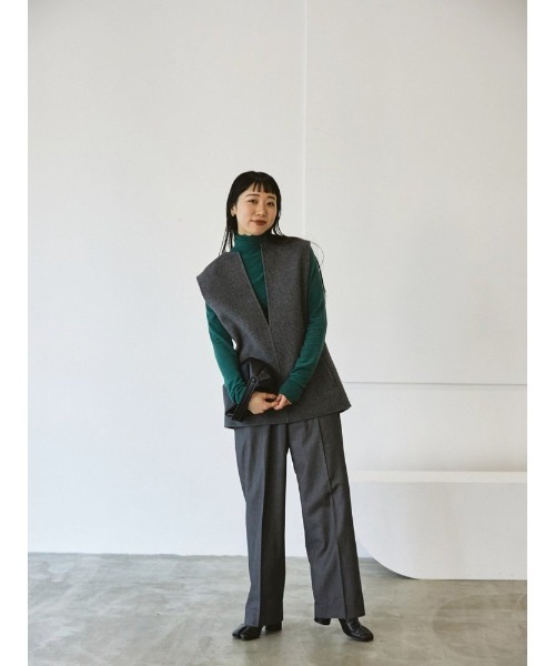 TODAYFUL(トゥデイフル)の「Softtatol Neck Top(ニット/セーター・レディース・グリーン/ブラック/バーガンディー/ブルー/キナリ/マスタード・FREE)」の20枚目の写真