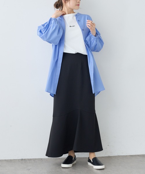 PUAL CE CIN（ピュアルセシン）の「マーメイドスカート（スカート・レディース・ブラック/グレー/ベージュ・FREE）」の2枚目の写真