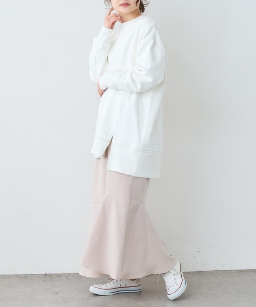 PUAL CE CIN（ピュアルセシン）の「マーメイドスカート（スカート・レディース・ブラック/グレー/ベージュ・FREE）」の13枚目の写真