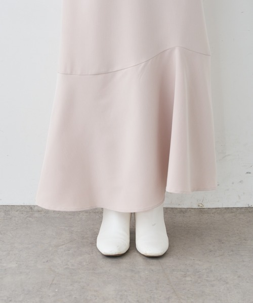 PUAL CE CIN（ピュアルセシン）の「マーメイドスカート（スカート・レディース・ブラック/グレー/ベージュ・FREE）」の4枚目の写真
