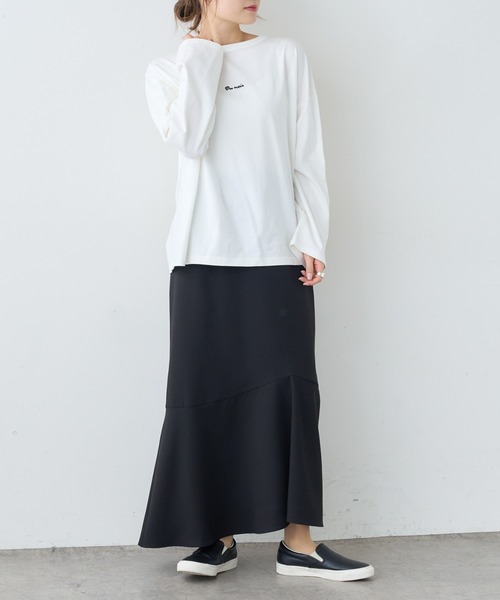 PUAL CE CIN（ピュアルセシン）の「マーメイドスカート（スカート・レディース・ブラック/グレー/ベージュ・FREE）」の16枚目の写真