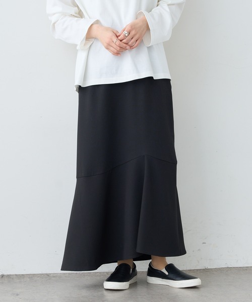 PUAL CE CIN（ピュアルセシン）の「マーメイドスカート（スカート・レディース・ブラック/グレー/ベージュ・FREE）」の8枚目の写真