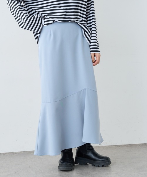 PUAL CE CIN（ピュアルセシン）の「マーメイドスカート（スカート・レディース・ブラック/グレー/ベージュ・FREE）」の11枚目の写真
