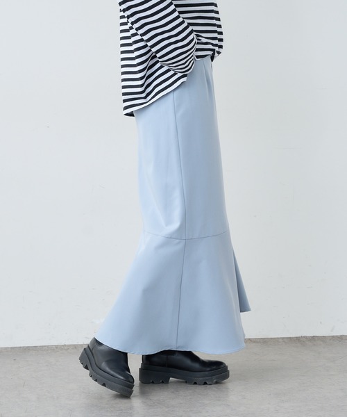 PUAL CE CIN（ピュアルセシン）の「マーメイドスカート（スカート・レディース・ブラック/グレー/ベージュ・FREE）」の12枚目の写真