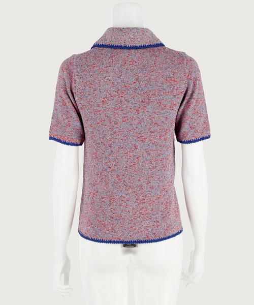 G.V.G.V.（ジーヴィージーヴィー）の「MIXED YARN POLO SHIRT 