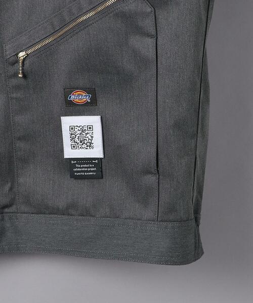 FUMITO GANRYU（フミトガンリュウ）の「＜FUMITO GANRYU（フミト ガンリュウ）＞ Dickies ダブルジャケット（ライダースジャケット・メンズ・グレー/ワインレッド/オリーブ・1/2/3）」の7枚目の写真