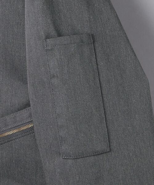 FUMITO GANRYU（フミトガンリュウ）の「＜FUMITO GANRYU（フミト ガンリュウ）＞ Dickies ダブルジャケット（ライダースジャケット・メンズ・グレー/ワインレッド/オリーブ・1/2/3）」の15枚目の写真