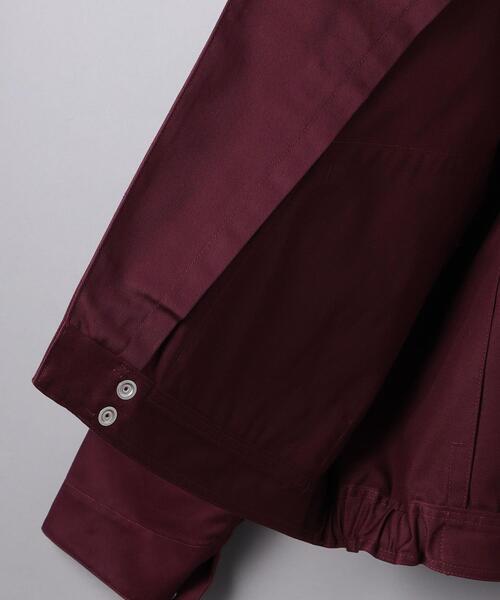 FUMITO GANRYU（フミトガンリュウ）の「＜FUMITO GANRYU（フミト ガンリュウ）＞ Dickies ダブルジャケット（ライダースジャケット・メンズ・グレー/ワインレッド/オリーブ・1/2/3）」の17枚目の写真