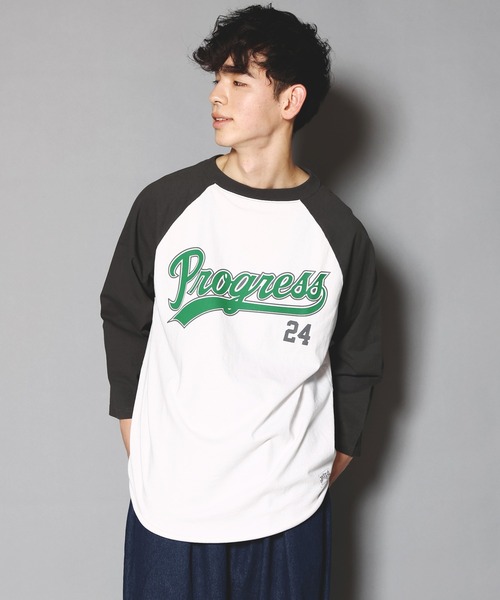 JACKROSE（ジャックローズ）の「JE-ロゴ・ラグラン-LSTEE（Tシャツ/カットソー）」 - WEAR