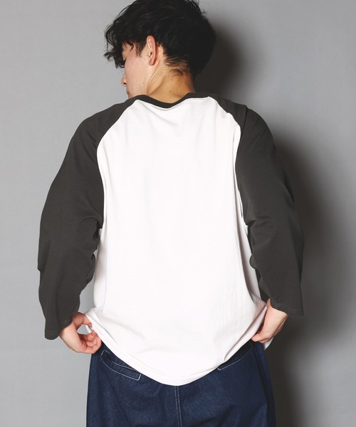 JACKROSE（ジャックローズ）の「JE-ロゴ・ラグラン-LSTEE（Tシャツ/カットソー）」 - WEAR