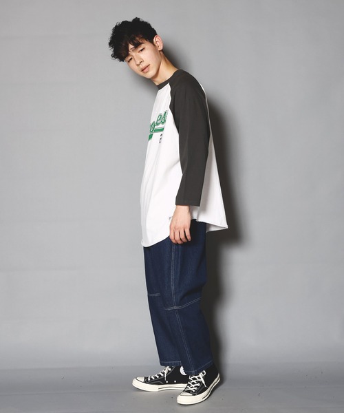 JACKROSE（ジャックローズ）の「JE-ロゴ・ラグラン-LSTEE（Tシャツ/カットソー）」 - WEAR