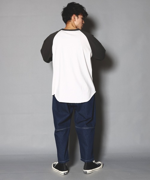 JACKROSE（ジャックローズ）の「JE-ロゴ・ラグラン-LSTEE（Tシャツ/カットソー）」 - WEAR