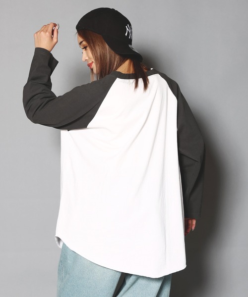 JACKROSE（ジャックローズ）の「JE-ロゴ・ラグラン-LSTEE（Tシャツ/カットソー）」 - WEAR