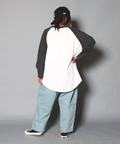 JACKROSE（ジャックローズ）の「JE-ロゴ・ラグラン-LSTEE（Tシャツ/カットソー）」 - WEAR
