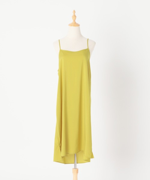 JOURNAL STANDARD relume（ジャーナルスタンダード　レリューム）の「コットンワッシャーギャザーフレアワンピース（ワンピース・レディース・ブラック/グリーン・FREE）」の11枚目の写真