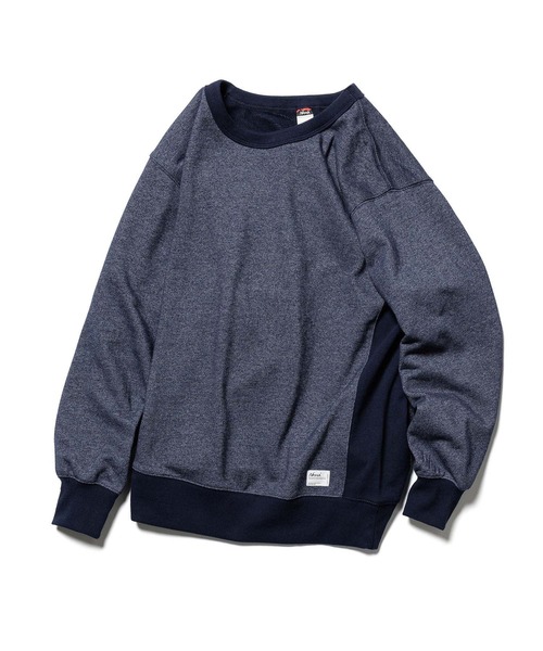 NANGA(ナンガ)の「ECO HYBRID SWEATSHIRT/エコハイブリッド スウェットシャツ(スウェット・メンズ・ブラック/ライトグレー/キャメル/ネイビー/オートミール/モカ・M/XL/L/S)」の5枚目の写真