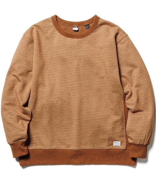 NANGA(ナンガ)の「ECO HYBRID SWEATSHIRT/エコハイブリッド スウェットシャツ(スウェット・メンズ・ブラック/ライトグレー/キャメル/ネイビー/オートミール/モカ・M/XL/L/S)」の6枚目の写真