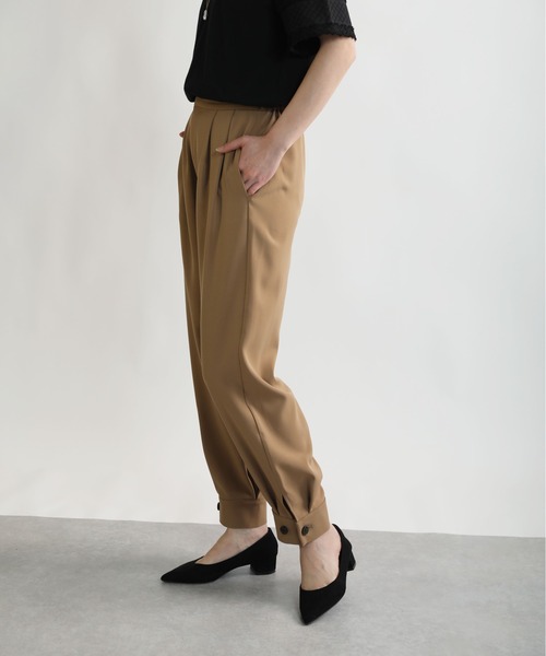 PICCIN（ピッチン）の「裾アジャスターパンツ（その他パンツ・レディース・ブラック/ブラウン・M）」の9枚目の写真