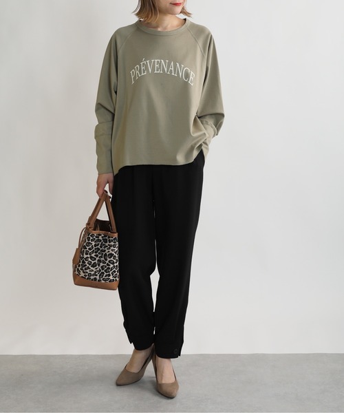 PICCIN（ピッチン）の「裾アジャスターパンツ（その他パンツ・レディース・ブラック/ブラウン・M）」の4枚目の写真