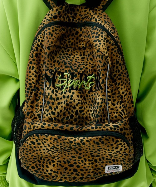 SCULPTOR(スカルプター)の「Nylon Slouch Backpack/ナイロンスラッチバックパック(バックパック/リュック・レディース・ブラック/レオパード/シルバー・FREE)」の3枚目の写真