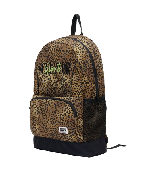 SCULPTOR(スカルプター)の「Nylon Slouch Backpack/ナイロンスラッチバックパック(バックパック/リュック・レディース・ブラック/レオパード/シルバー・FREE)」の15枚目の写真