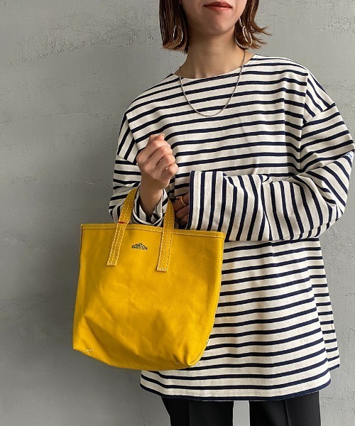 DANTON（ダントン）の「[DANTON/ダントン] コットンキャンバストートバッグ（トートバッグ・レディース・マスタード/ブラック/ピンク/ライトグレー/アイボリー・ONE SIZE）」の9枚目の写真