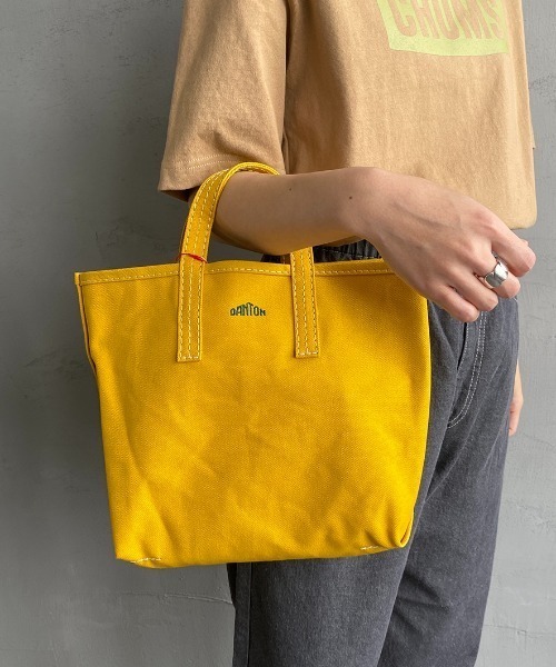 DANTON（ダントン）の「[DANTON/ダントン] コットンキャンバストートバッグ（トートバッグ・レディース・マスタード/ブラック/ピンク/ライトグレー/アイボリー・ONE SIZE）」の11枚目の写真