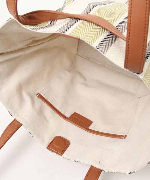 TOPKAPI（トプカピ）の「ダブル ハンドル ジャガード トート バッグ（トートバッグ・レディース・ブラック/ライム・FREE）」の8枚目の写真