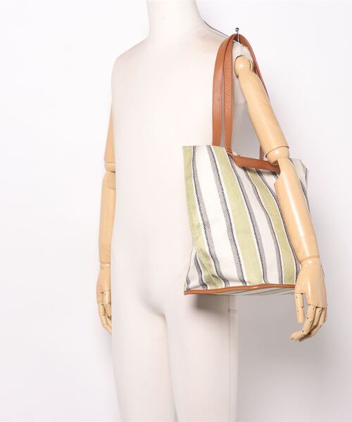 TOPKAPI（トプカピ）の「ダブル ハンドル ジャガード トート バッグ（トートバッグ・レディース・ブラック/ライム・FREE）」の10枚目の写真