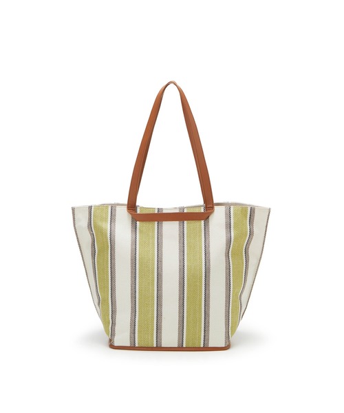 TOPKAPI（トプカピ）の「ダブル ハンドル ジャガード トート バッグ（トートバッグ・レディース・ブラック/ライム・FREE）」の3枚目の写真